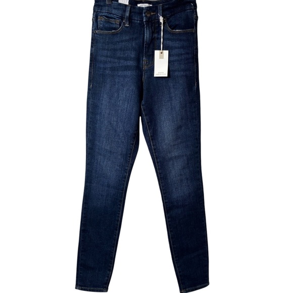 GOOD AMERICAN GOOD WAIST SKINNY JEANS SIZE 2/26 BRAND NEW WITH TAGS
